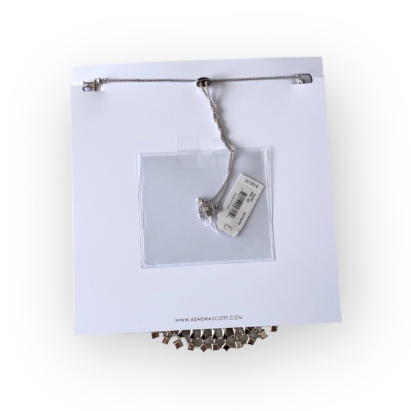 new Kendra Scott® ᪥ Oscar Crystal Collar Stunning Statement Necklace ᪥ Lilac Mix - Picture 9 of 14